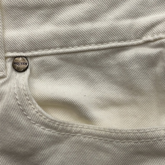 Alexander McQueen Mid Rise Ankle Size EUR 40 Embellished Side Zippers Designer - Picture 11 of 16